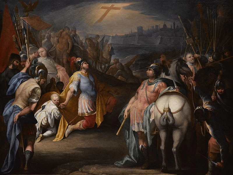1558-Jacob Bunel - La Visione di Costantino